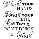 Ambiance - sticker sticker don't forget to hush