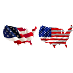 Ambiance - sticker sticker drapeaux des etats unis