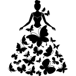 Ambiance - sticker sticker dressing robe papillons