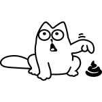 Ambiance - sticker sticker dr�le de chat