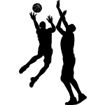 Ambiance - sticker sticker duel en basket - ball