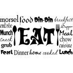 Ambiance - sticker sticker eat, food, dinner