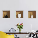 Ambiance - sticker sticker � effet 3d 3 vases artistiques