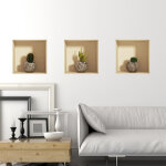Ambiance - sticker sticker � effet 3d cactus exotiques