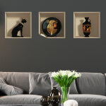 Ambiance - sticker sticker � effet 3d d�coration egyptienne