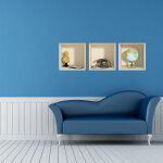 Ambiance - sticker sticker effet 3d globe et combin tlphonique