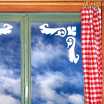 Ambiance - sticker stickers �lectrostatiques coins d�coratifs 2