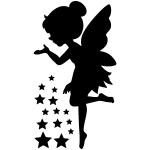Ambiance - sticker sticker enfant f�e et les �toiles