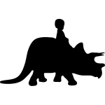 Ambiance - sticker sticker enfant sur un rhinoc�ros