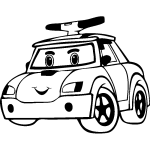 Ambiance - sticker sticker enfant voiture polici�re