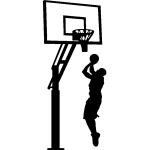 Ambiance - sticker sticker entrainement basket