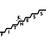 Ambiance - sticker sticker escalier fitness