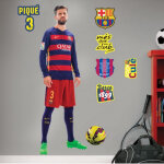 Ambiance - sticker sticker fc barcelone - gerard piqu� 120cm�