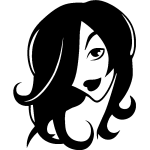 Ambiance - sticker sticker femme aux grands yeux
