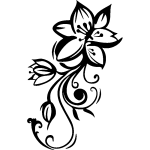 Ambiance - sticker sticker fleur ang�lique