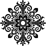 Ambiance - sticker sticker fleur baroque imp�riale