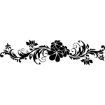 Ambiance - sticker sticker fleurs en bouquet baroque
