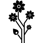 Ambiance - sticker sticker fleurs du futur