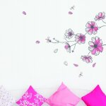 Ambiance - sticker sticker fleurs et libellules