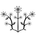 Ambiance - sticker sticker fleurs et leurs racines