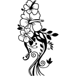 Ambiance - sticker sticker fleur en trio harmonieux