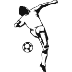Ambiance - sticker sticker footballeur 13