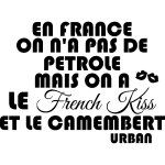 Ambiance - sticker sticker en france on n'a pas de p�trole