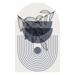 Ambiance - sticker fresque papier peint pr�encoll� arche l'instant fig�