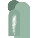 Ambiance - sticker fresque papier peint pr�encoll� arches et plume de la jungle