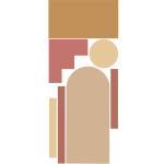 Ambiance - sticker fresque papier peint pr�encoll� - palais abstrait avec arche et escaliers - g�ant