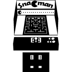 Ambiance - sticker sticker frigo design snackman