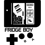 Ambiance - sticker sticker frigo jeux vid�os fridge boy