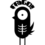 Ambiance - sticker sticker frigo l'oiseau gourmand frigo