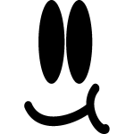 Ambiance - sticker sticker frigo smiley gourmand