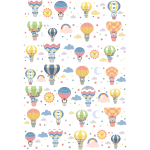 Ambiance - sticker stickers frise chambre enfant animaux volants amis des toiles