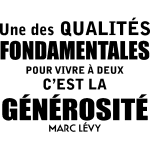 Ambiance - sticker sticker la g�n�rosit� - marc l�vy