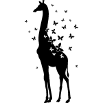Ambiance - sticker sticker la girafe