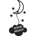 Ambiance - sticker sticker good night