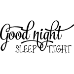 Ambiance - sticker sticker good night sleep tight