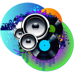 Ambiance - sticker sticker graffiti f�te de la musique baffles