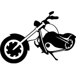Ambiance - sticker sticker harley en dessin anim�