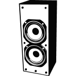 Ambiance - sticker sticker haut - parleur