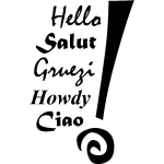 Ambiance - sticker sticker hello salut gruezi howdy ciao