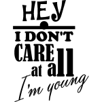 Ambiance - sticker sticker hey i don't care at all i'm young