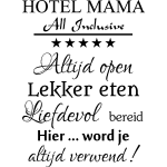Ambiance - sticker sticker hotel mama