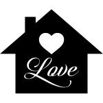 Ambiance - sticker sticker house + love Ambiance - sticker sticker house + love