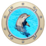 Ambiance - sticker sticker hublot dauphin