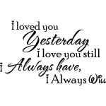 Ambiance - sticker sticker i love you still i always have
