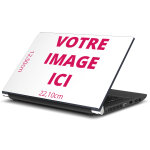 Ambiance - sticker sticker image personnalisable pc portable 10 pouces - 12. 5x22. 1cm