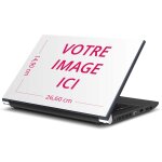 Ambiance - sticker sticker image personnalisable pc portable 12 pouces - 14. 9x26. 6cm